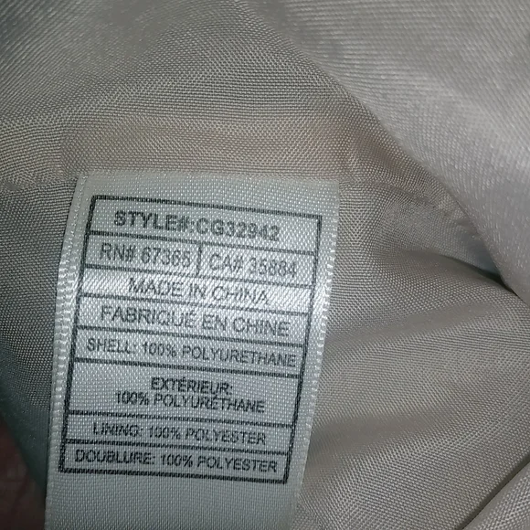 Cupcakes & Cashmere M Soft Leather Zip Front Jacket in Lightest Beige - Picture 12 of 13